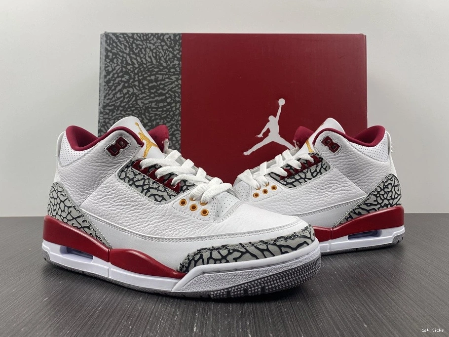 3 Red Cardinal Jordan Retro - CT8532-126 0126